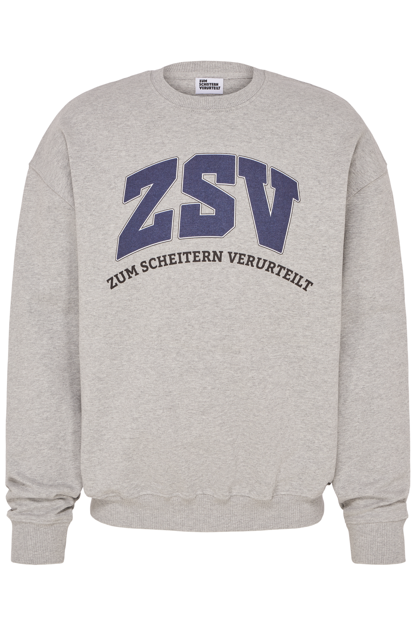 ZSV Crewneck College Style - unisex Grau
