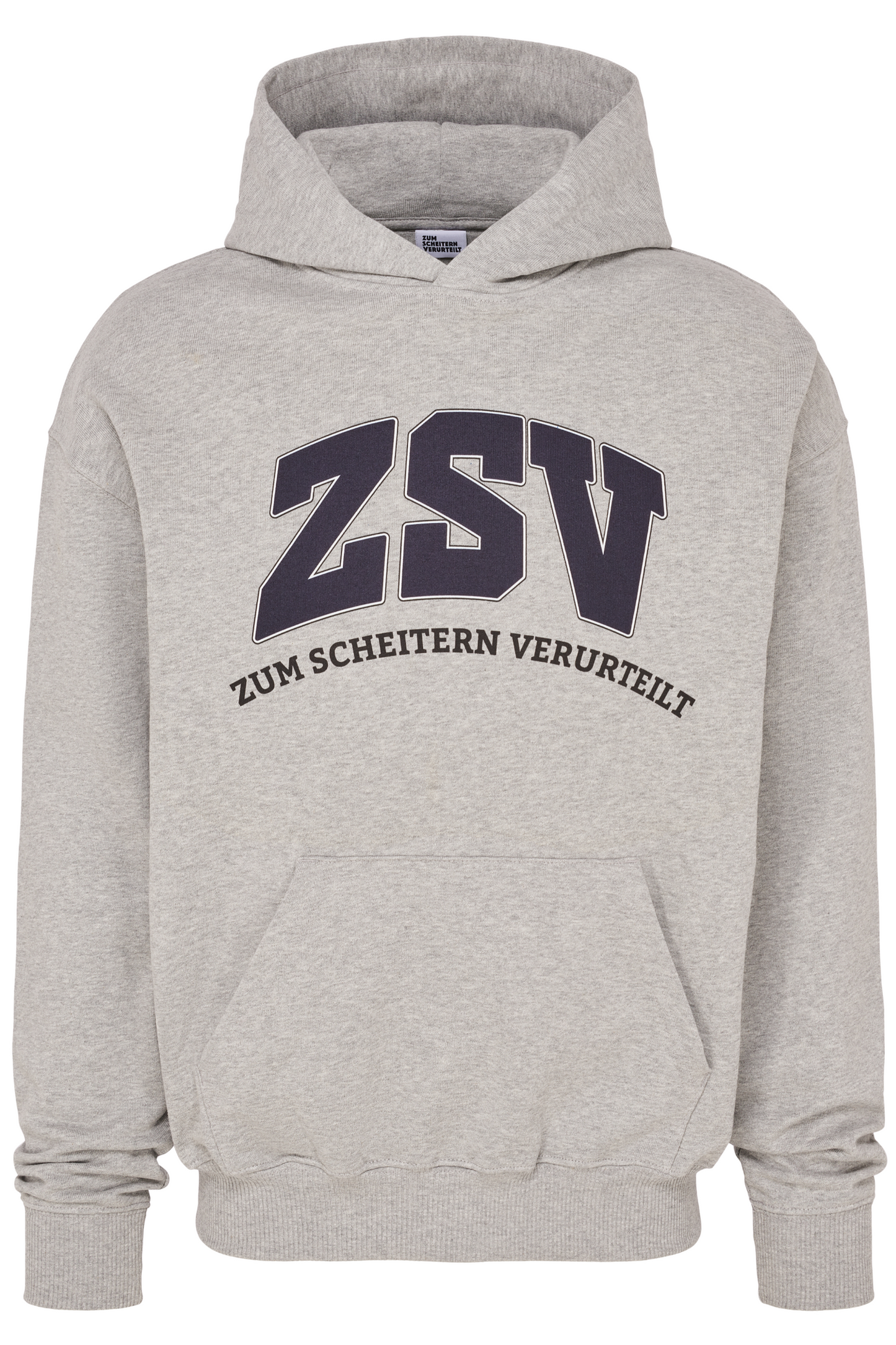 ZSV Hoodie College Style - unisex Grau